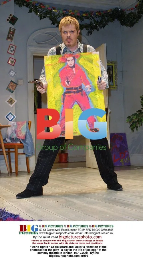 Eddie Izzard and Victoria Hamilton at 'Joe Egg' photocall