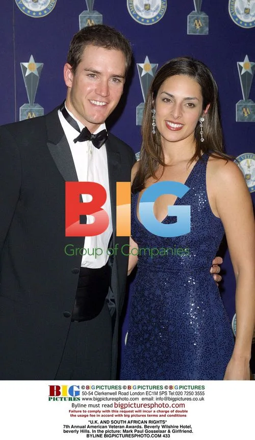 Mark Paul Gosselaar & Girlfriend at Veteran Awards