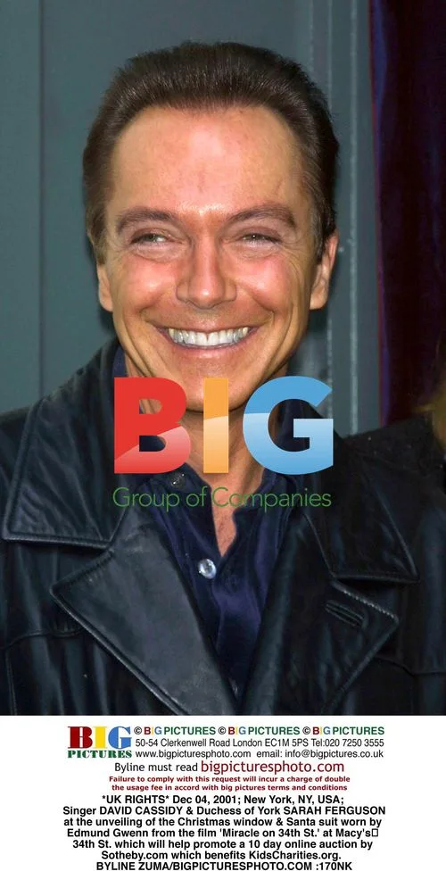 David Cassidy & Sarah Ferguson at Macy's Christmas Unveiling