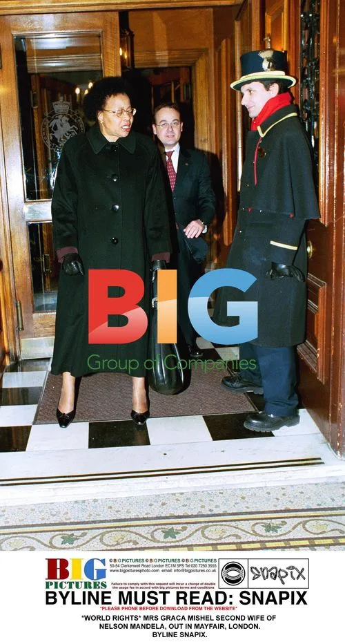 Nelson Mandela’s Second Wife Graca Machel in London