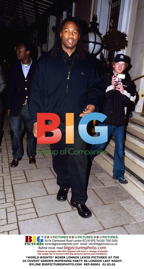 Lennox Lewis at 10 Covent Garden Opening Party