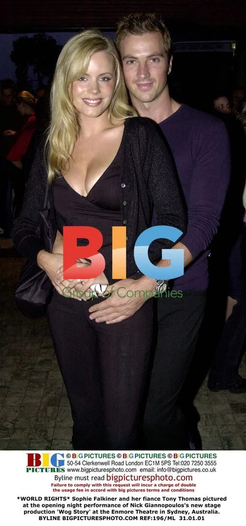 Sophie Falkiner and Tony Thomas at 'Wog Story'