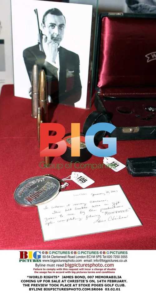 James Bond 007 Memorabilia at Christie's Auction