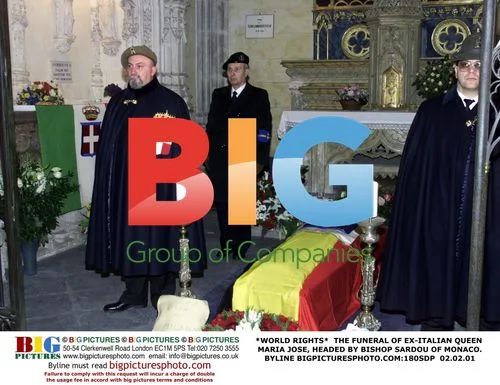 Funeral of Ex-Italian Queen Maria Jose