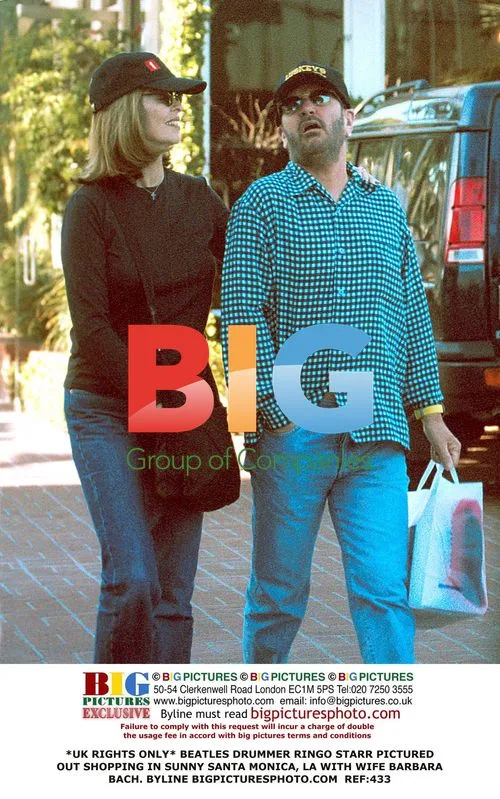 Ringo Starr and Barbara Bach Shopping in Santa Monica