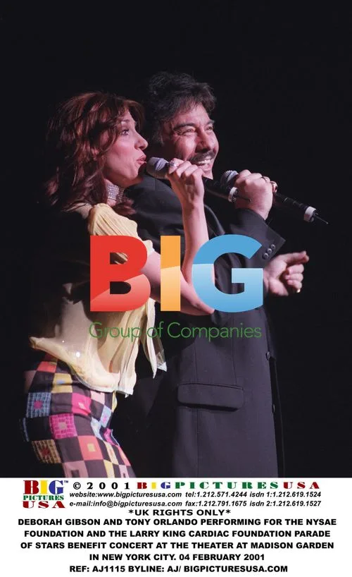 Deborah Gibson and Tony Orlando perform at benefit