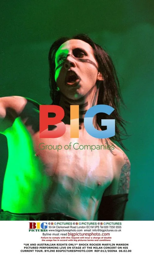 Marylin Manson Performing Live in Milan