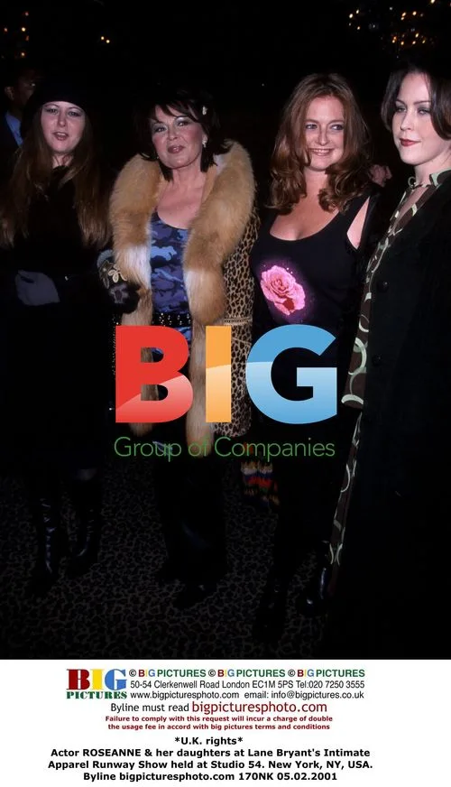 Roseanne and daughters at Lane Bryant fashion show