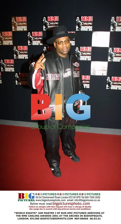Jam Master J of Run DMC at NME Carling Awards 2001