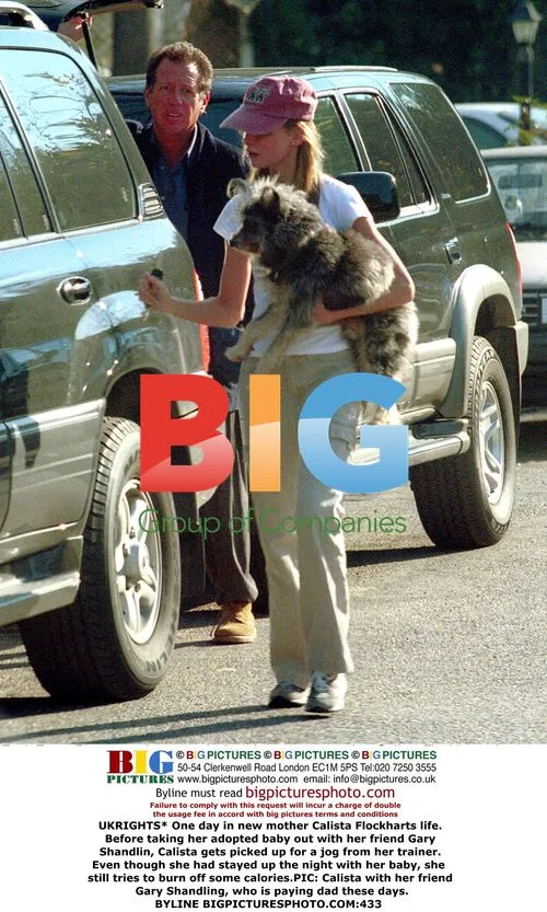 Calista Flockhart's Jog with Friend Gary Shandling