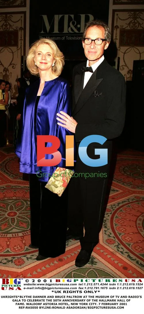 Blythe Danner and Bruce Paltrow at TV and Radio Museum Gala