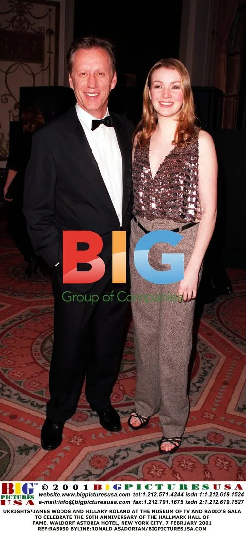James Woods and Hillary Roland at TV museum gala