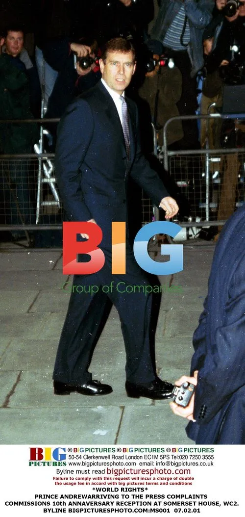 Prince Andrew at Press Complaints 10th Anniversary
