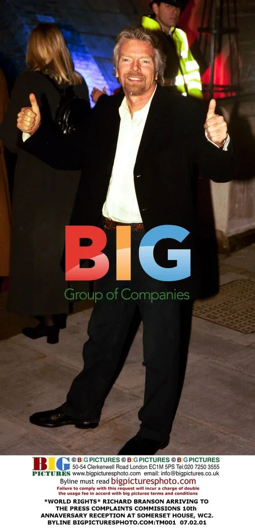 RICHARD BRANSON at PRESS COMPLAINTS COMMISSIONS Reception