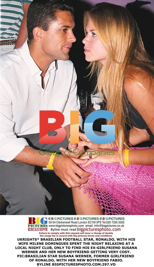 Ronaldo with ex-girlfriend Susana Werner