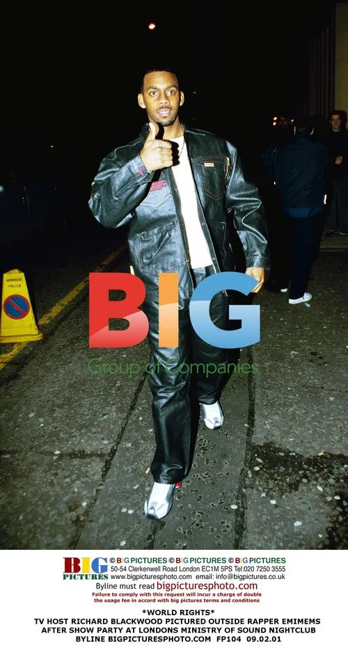 Richard Blackwood at Eminem's After-Show Party