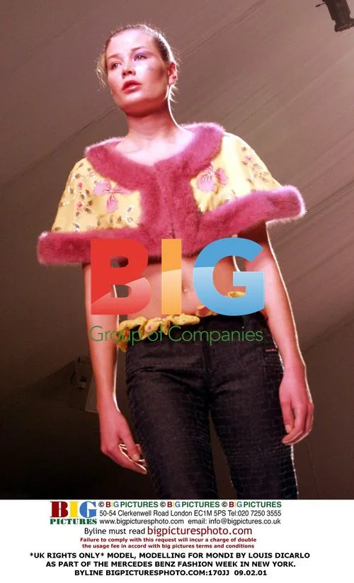 Model at Mercedes Benz Fashion Week in NY