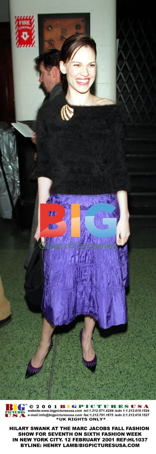 Hilary Swank at Marc Jacobs Fashion Show