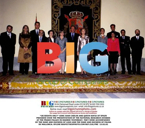 King Juan Carlos and Queen Sofia Present National Research Awards