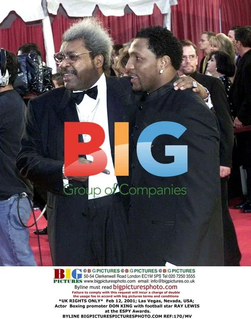 Don King and Ray Lewis at the ESPY Awards
