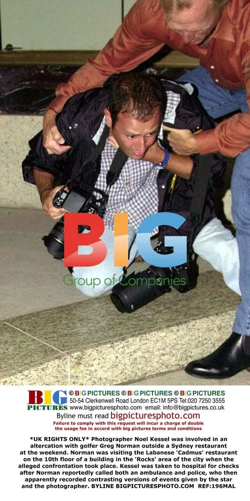 Greg Norman altercation with photographer