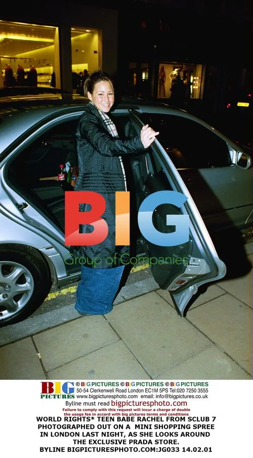 S Club 7's Rachel out shopping in London