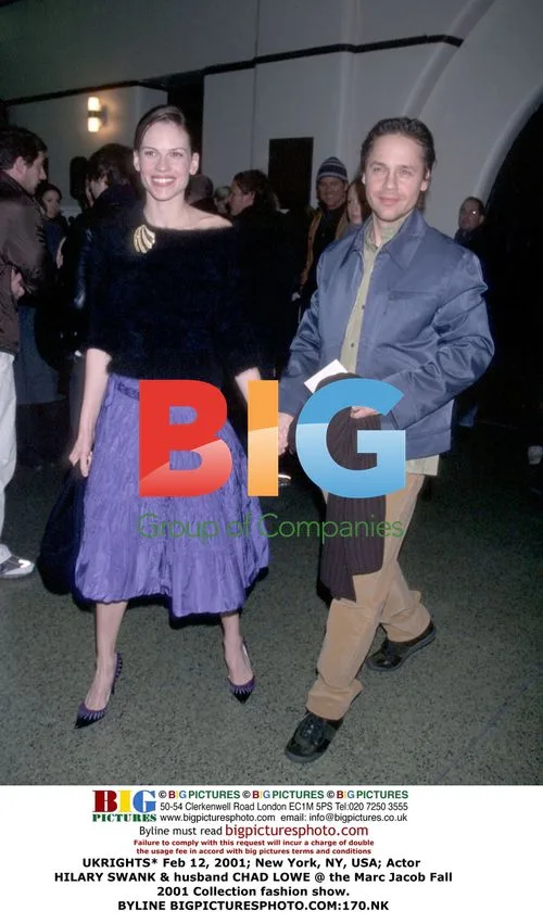 Hilary Swank & Chad Lowe at Marc Jacobs Fashion Show