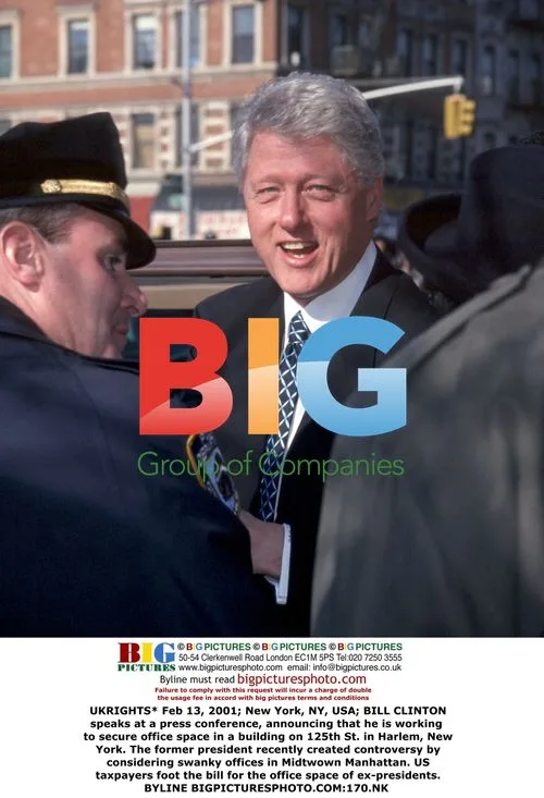 Bill Clinton speaks in Harlem