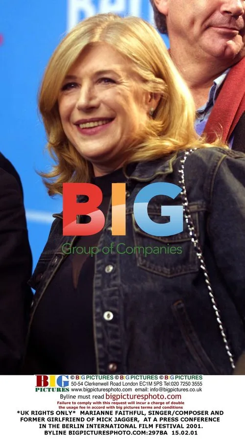 Marianne Faithful at 2001 Berlin Film Festival