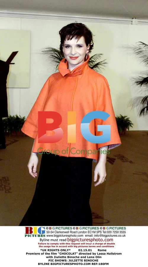 Chocolat Rome Premiere with Binoche and Olin