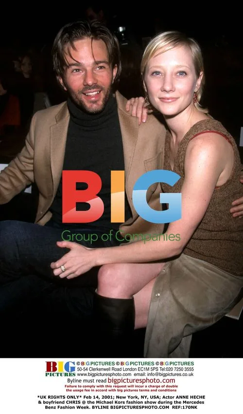 Anne Heche & boyfriend Chris at Michael Kors fashion show