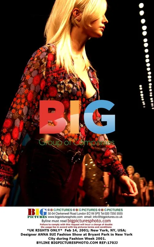 Designer ANNA SUI Fashion Show at Bryant Park