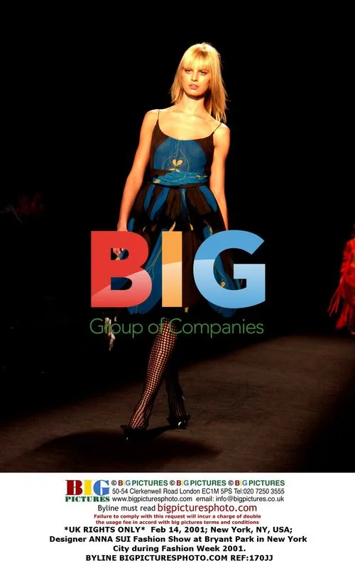 Anna Sui Fashion Show at NYC Fashion Week 2001