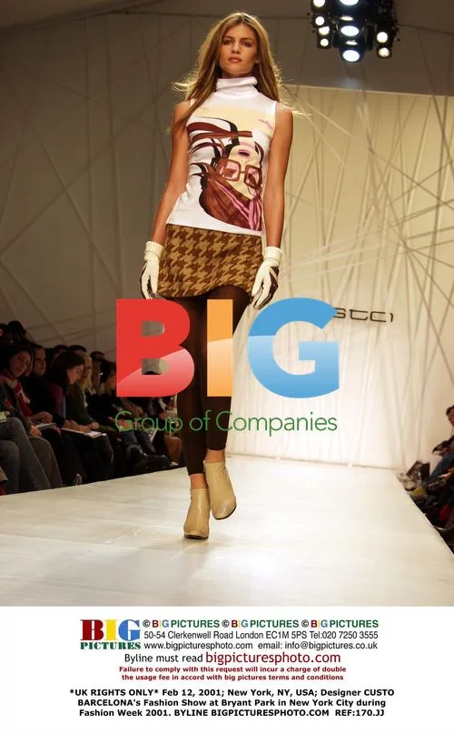 Custo Barcelona Fashion Show at NYC Fashion Week 2001