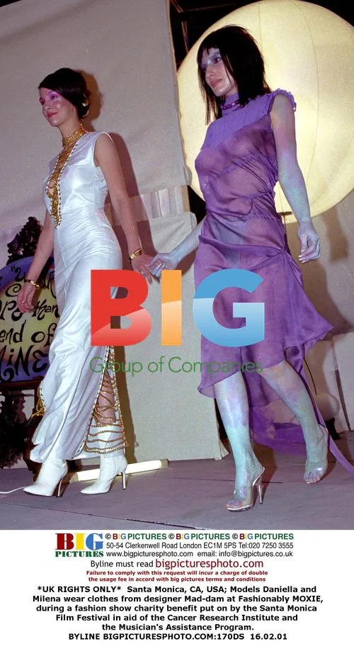 Daniella and Milena at Fashionably MOXIE charity show