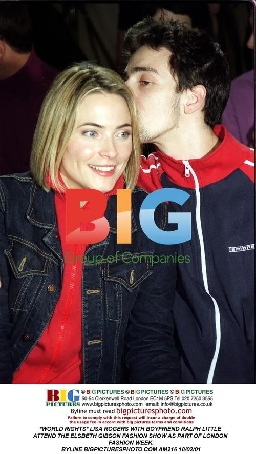 Lisa Rogers and Ralph Little at London Fashion Week