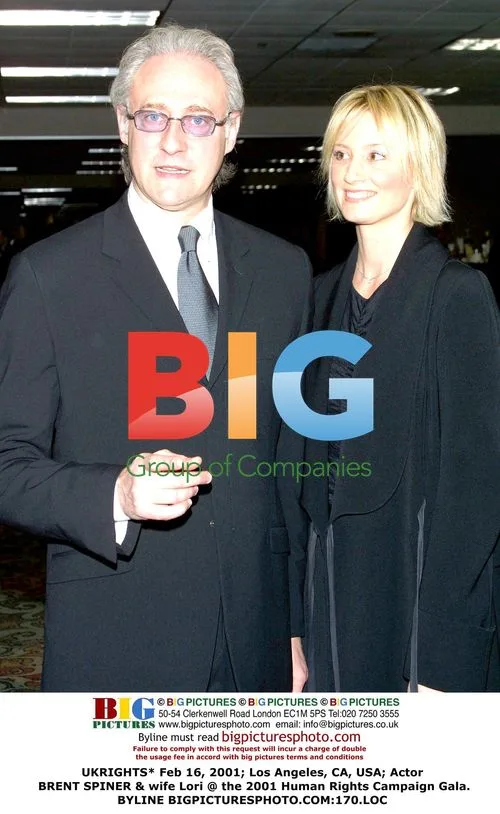 Brent Spiner & wife Lori at 2001 Human Rights Campaign Gala