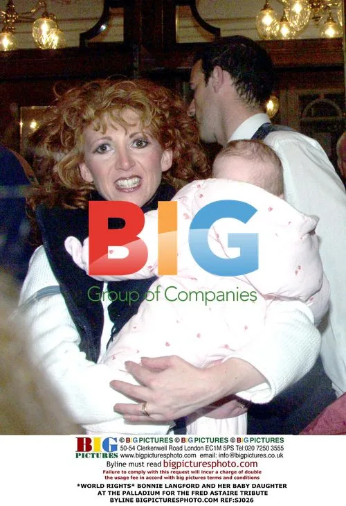 Bonnie Langford and Baby at Fred Astaire Tribute