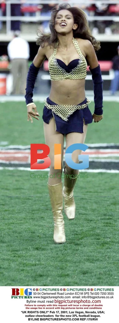 Outlaw Cheerleaders for the XFL