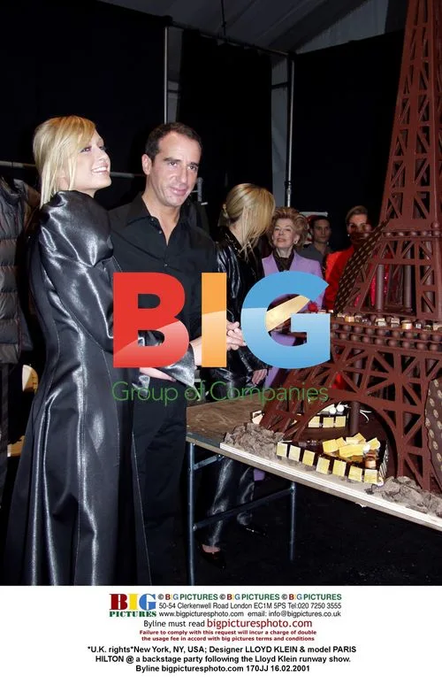 Lloyd Klein & Paris Hilton at Fashion Show Party