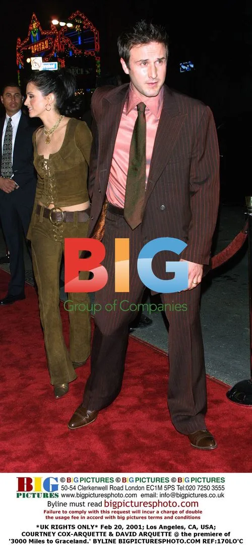 Courtney Cox-Arquette & David Arquette at 3000 Miles to Graceland Premiere