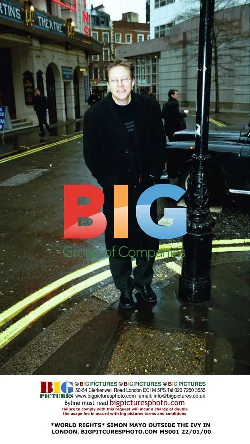 Simon Mayo Spotted Outside London's The Ivy