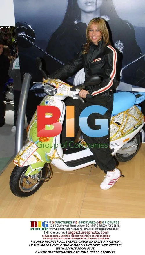 NATALIE APPLETON at Motorcycle Show with RICHIE