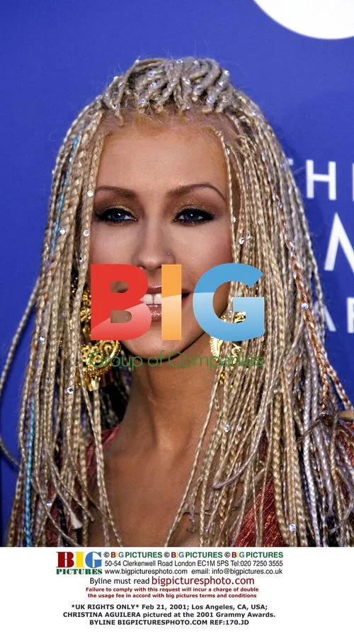 Christina Aguilera at 2001 Grammys