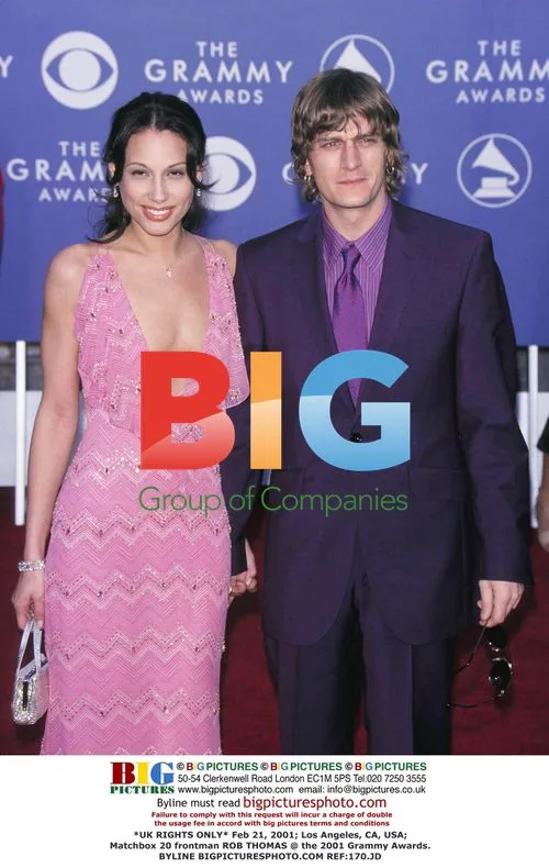 Matchbox 20 Frontman Rob Thomas at 2001 Grammys