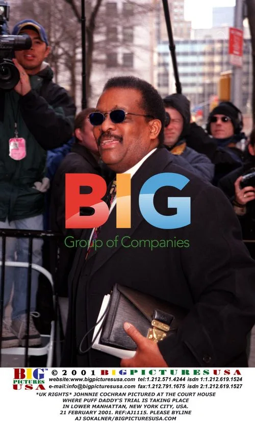 Johnnie Cochran at Puff Daddy Trial