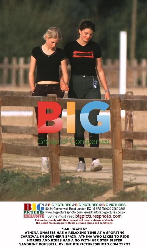 Athina Onassis at Sporting Carnival in Spain