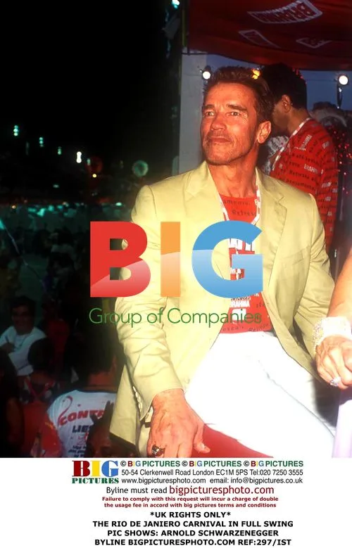 Arnold Schwarzenegger at Rio Carnival