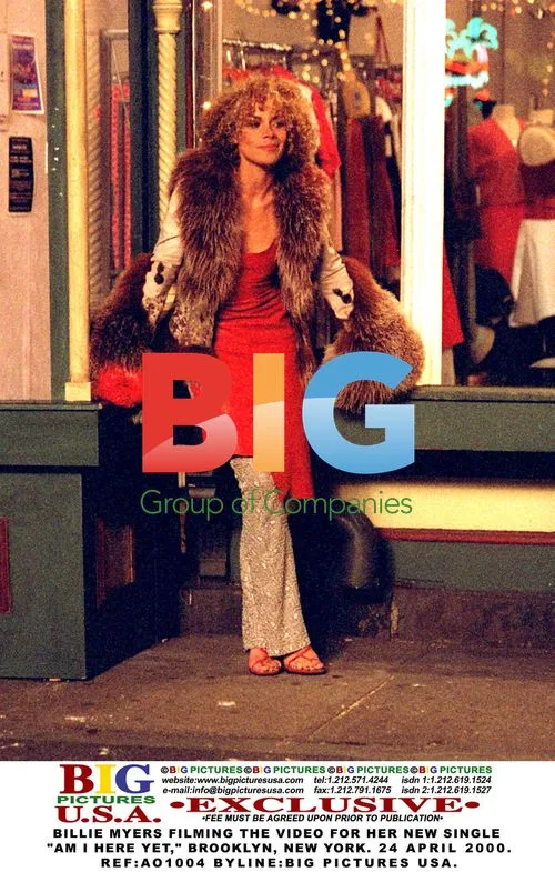 Billie Myers filming music video in Brooklyn