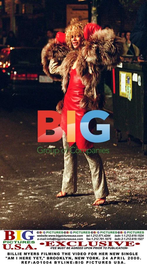 Billie Myers filming "Am I Here Yet" video